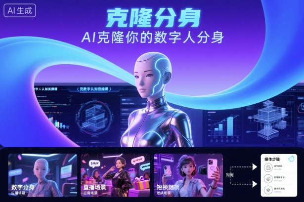 AI数字人认知实操课,克隆你的数字人分身-创新社-资源网-最新项目分享网站